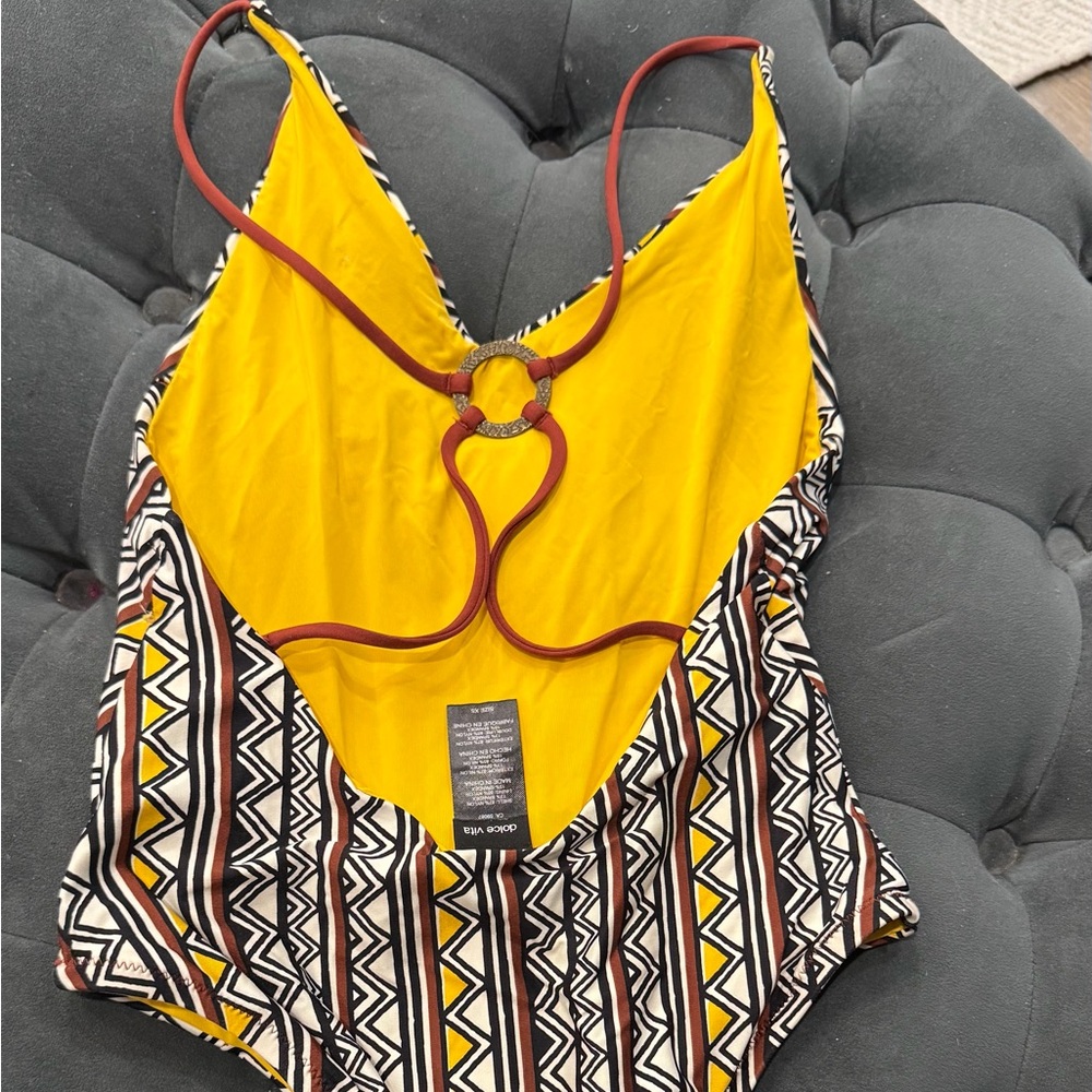 Dolce Vita Yellow Swimsuit